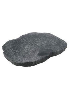 Hztyyier Reptile Bowl, Resin Rock Reptile Food and Water Feeder Pet Aquarium Ornament Terrarium Dish Plate Bowl Water Bowl Imitating Rock for Tortoise Lizard Iguana(S 1)  - Image 5