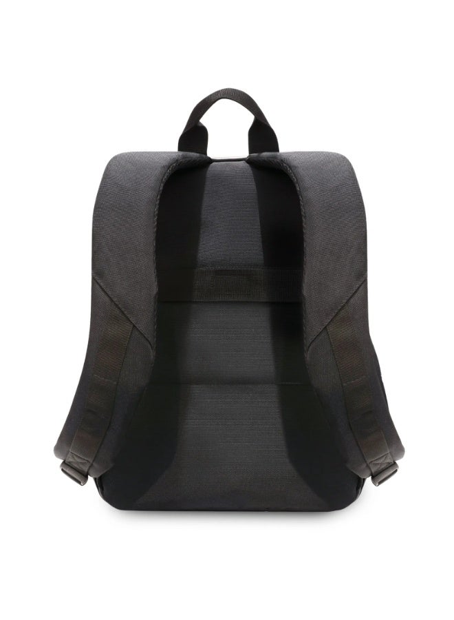 BMW PU Leather & Carbon M Collection Backpack With Metal Logos 15" - Black - Image 3