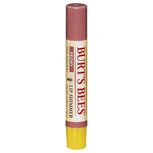 Burt's Bees Lip Balm, Moisturizing Lip Shimmer for Women, for All Day Hydration, with Vitamin E & Coconut Oil, 100% Natural, Peony, 0.09 Ounce - Image 2