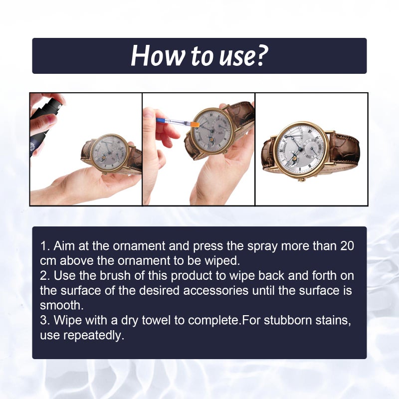 Jewelry cleaner, watch diamond ring cleaning rust removal decontamination dial maintenance cleaning gold - Image 2