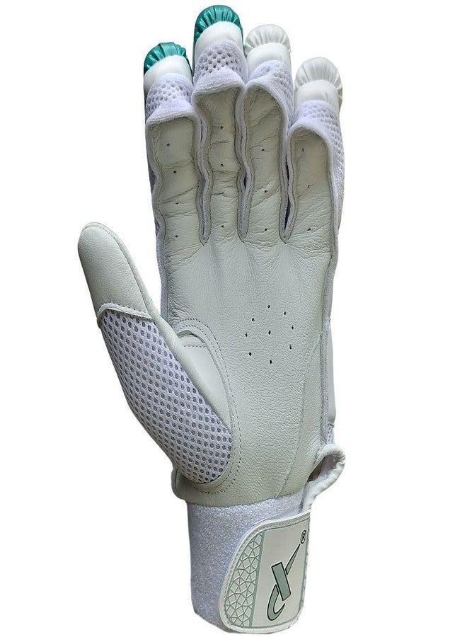 THRAX Legend Batting Gloves White, Black, Purple, and Orange (Mens Size Right-Handed) - Image 3