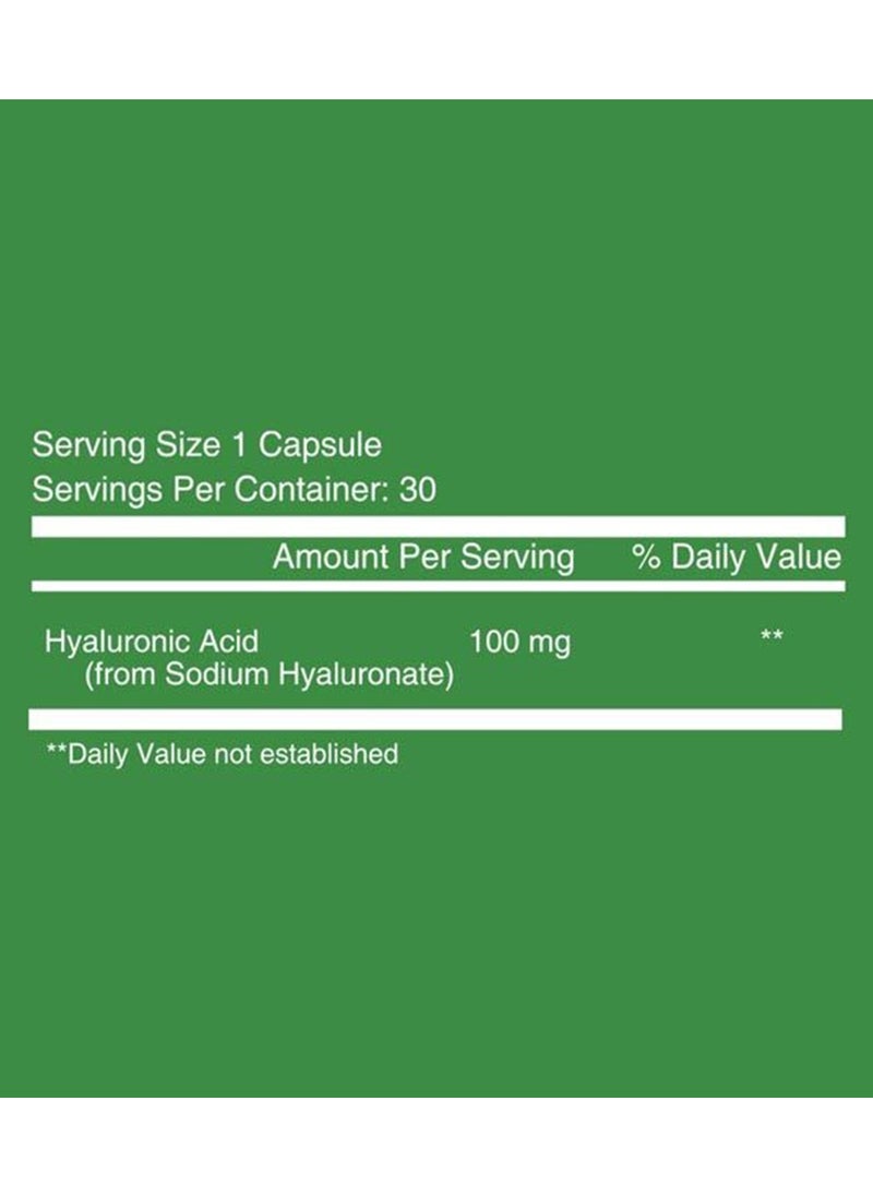 NUTRITIONL - Hyaluronic Acid Caps 30's - Image 1