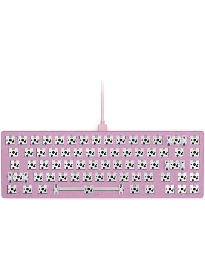 GLORIOUS KEYBOARD GMMK2 V2 65% BAREBONES PINK GLO-GMMK2-65-RGB-P - Image 1
