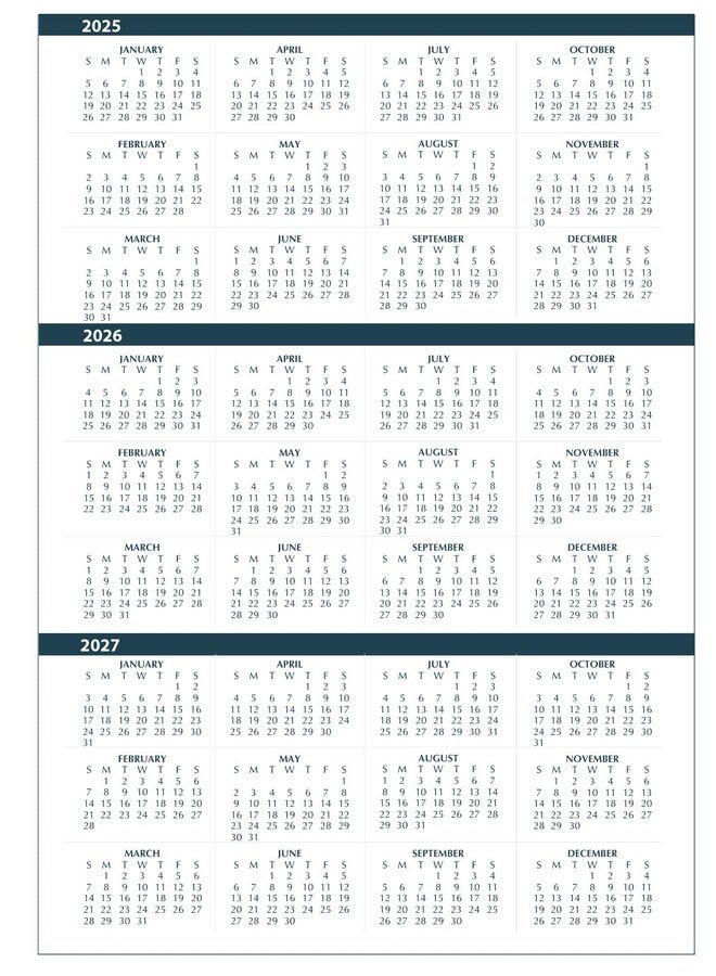 House of Doolittle 2025-2026 Monthly Calendar Planner, 2 Years, Expense Log, 6.9 x 8.75 Inches, Black Leatherette Cover (HOD268002-25) - Image 3