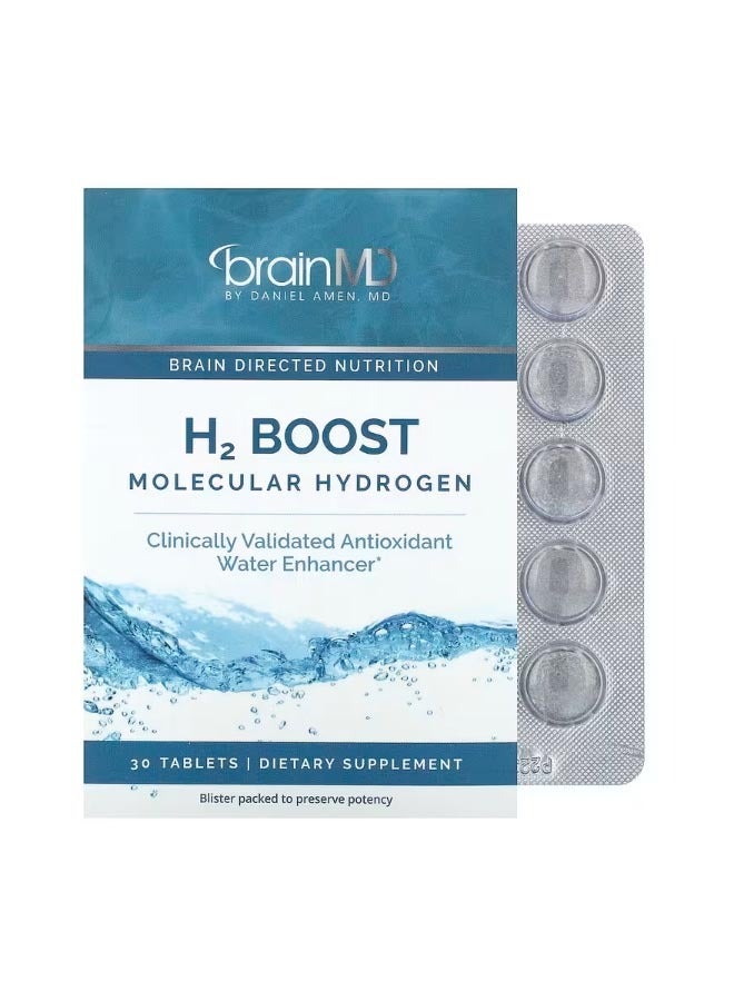 برينمد H2 Boost Molecular Hydrogen 30 Tablets - Image 1