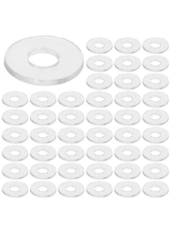 M4x10x1mm PVC Insulating Washers 500pcs High Temperature Resistant Sealing Gaskets for Home and Shower Accessories - Image 1