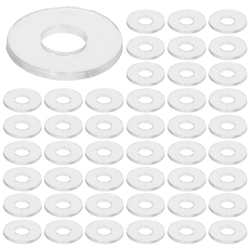 M4x10x1mm PVC Insulating Washers 500pcs High Temperature Resistant Sealing Gaskets for Home and Shower Accessories - Image 2