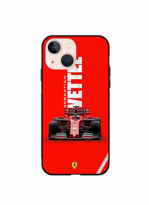 Protective Case Cover For Apple iPhone 14 F1 Racing Car Design Multicolour