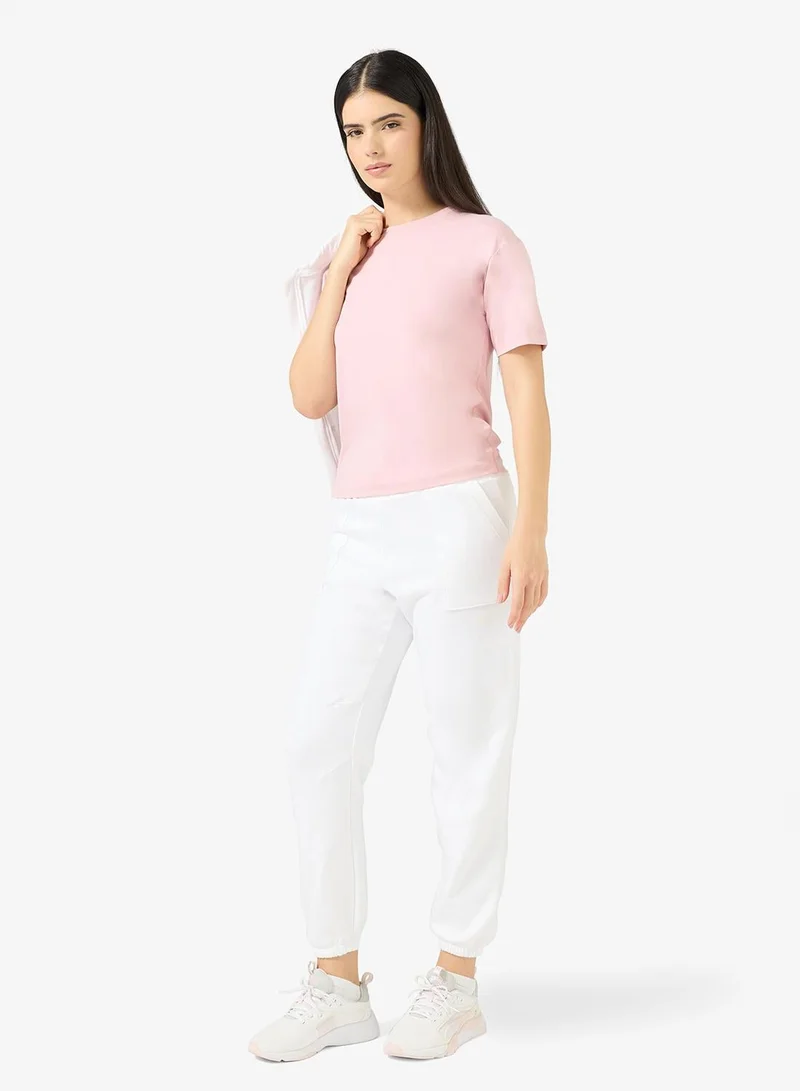 Sun and Sand Sports Pink Women's Classic T-Shirt for Women | Best Price UAE
