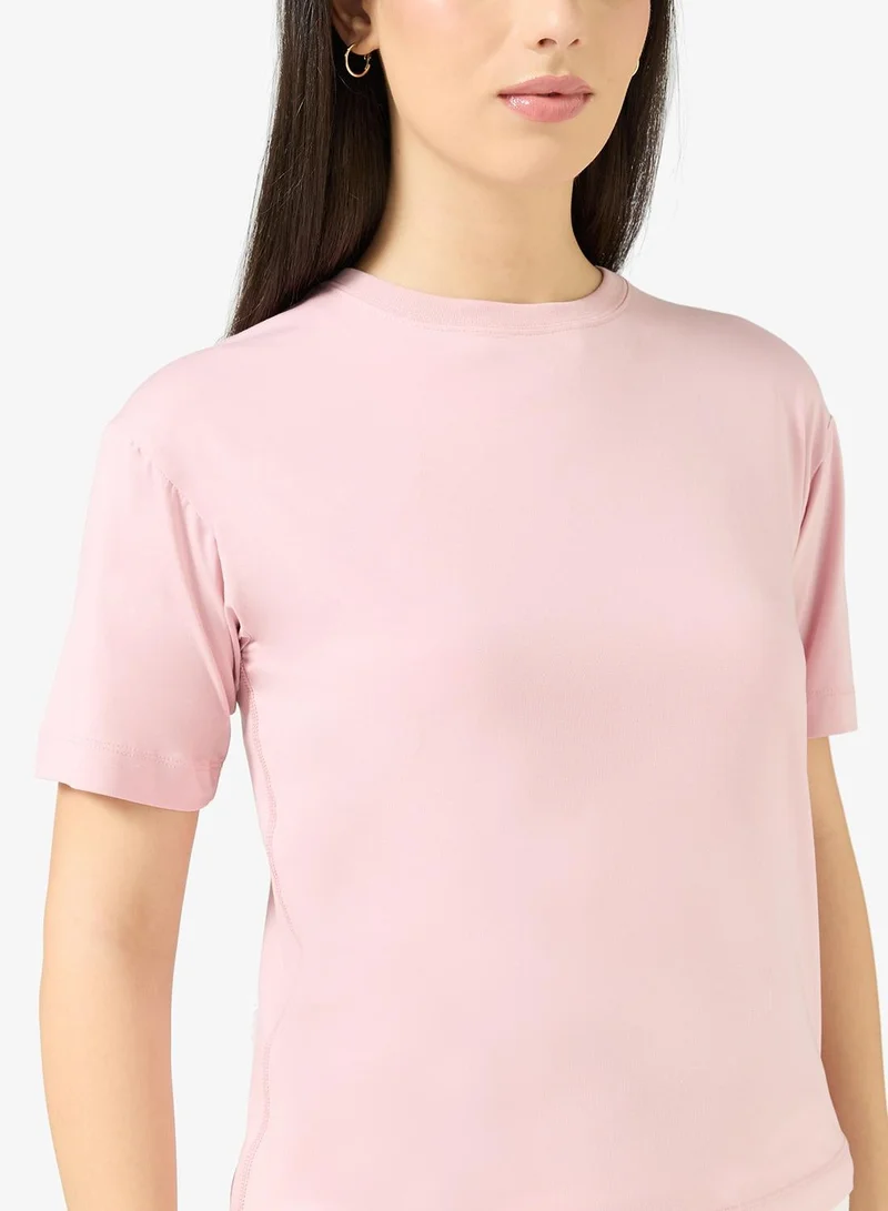 Sun and Sand Sports Pink Women's Classic T-Shirt for Women | Best Price UAE