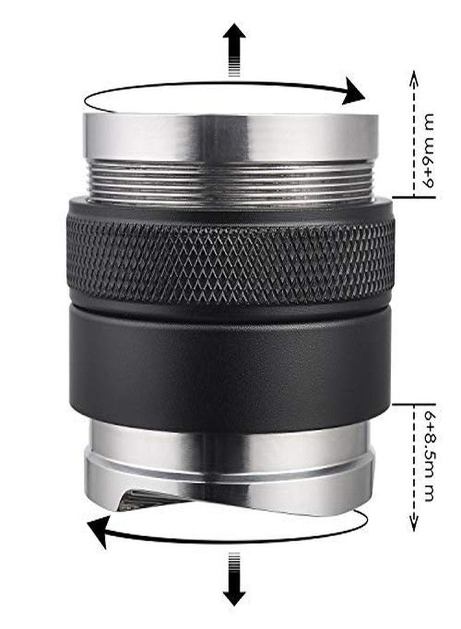 MATOW 58mm Coffee Distributor and Tamper, Dual Head Coffee Leveler Fits for Portafilter, Increased Adjustable Depth- Professional Espresso Hand Tampers - Image 3