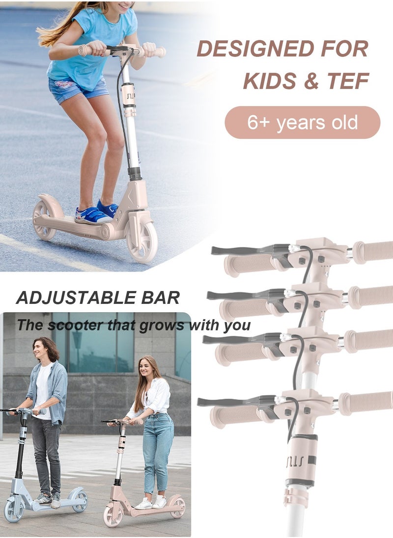 sway - Kick Scooter, Foldable Scooter 2 Wheels with Adjustment Handlebar, Stand-Up Riding with Brakes, Suitable for 5 Years and Older Teens Boys and Girls - Image 1