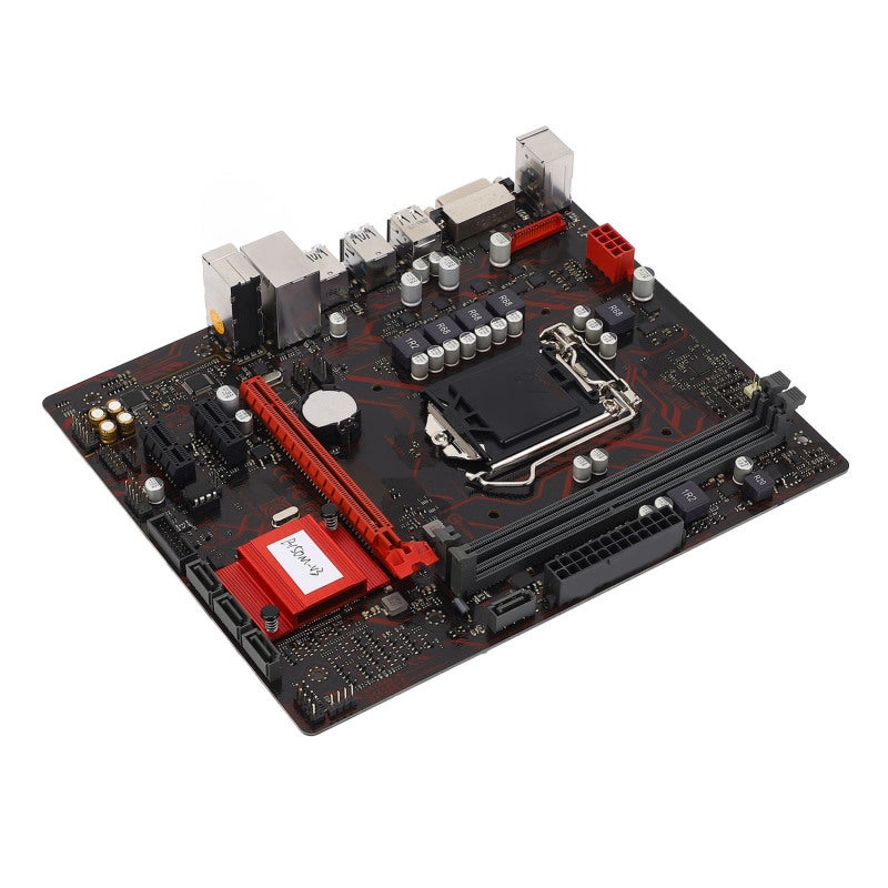 لوحة أم سطح مكتب LGA 1151 M-ATX ثنائية DDR4 بسعة 32 جيجابايت - مخرج DVI لوحة أم لألعاب الكمبيوتر مع PCI-E 3.0 للمنزل والمكتب والألعاب - Image 5