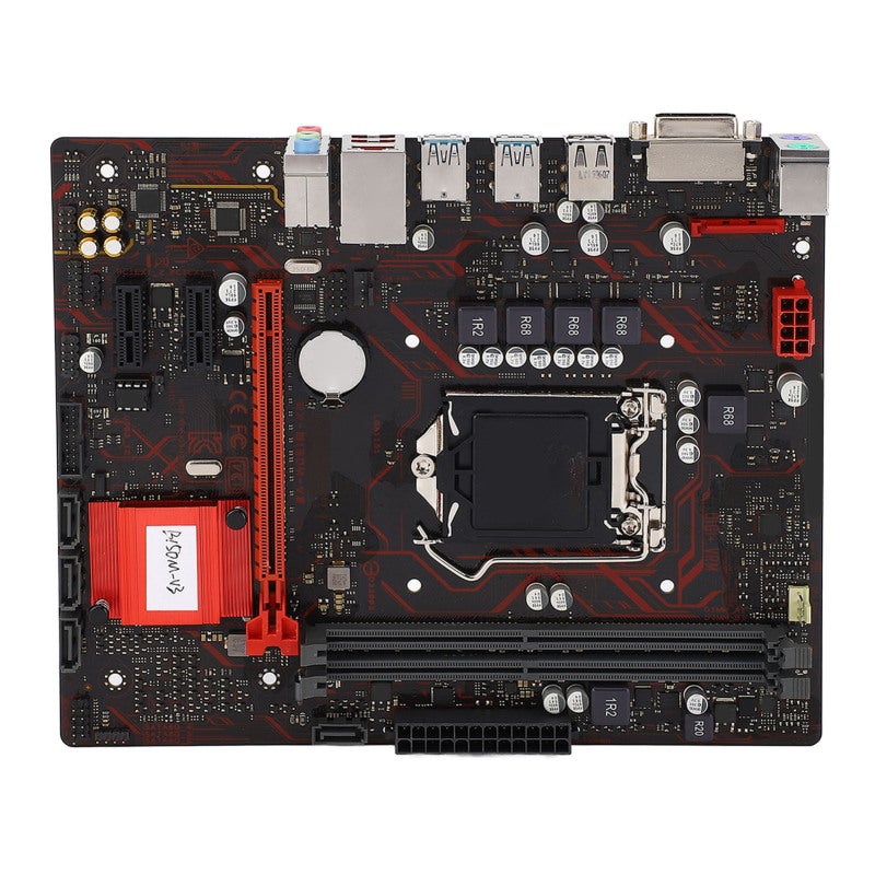 لوحة أم سطح مكتب LGA 1151 M-ATX ثنائية DDR4 بسعة 32 جيجابايت - مخرج DVI لوحة أم لألعاب الكمبيوتر مع PCI-E 3.0 للمنزل والمكتب والألعاب - Image 1