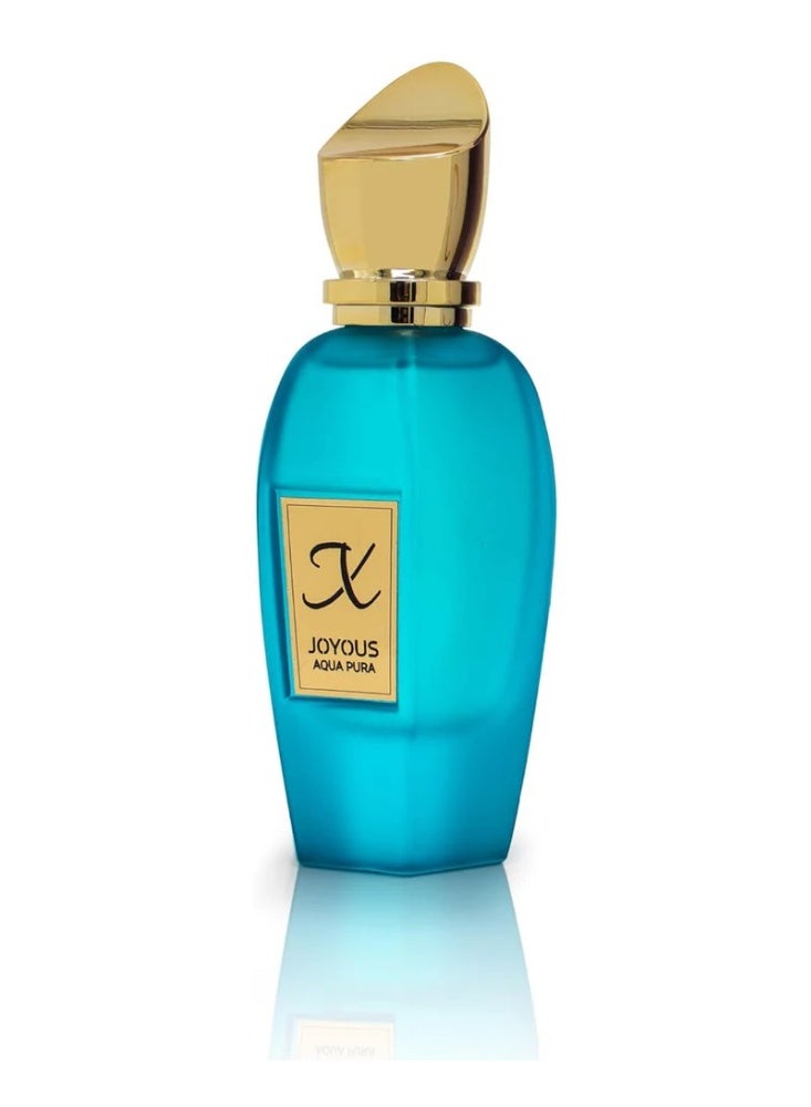 Joyous Aqua Pura Eau De Parfum – Fresh Aquatic Long Lasting Unisex Fragrance – 75ml - Image 1