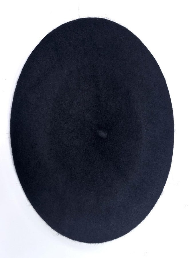 ZARSIO Wool French Beret Hat Solid Color Artist Beret Cap Classic Stylish Beanie for Women (US, Alpha, One Size, Black) - Image 5