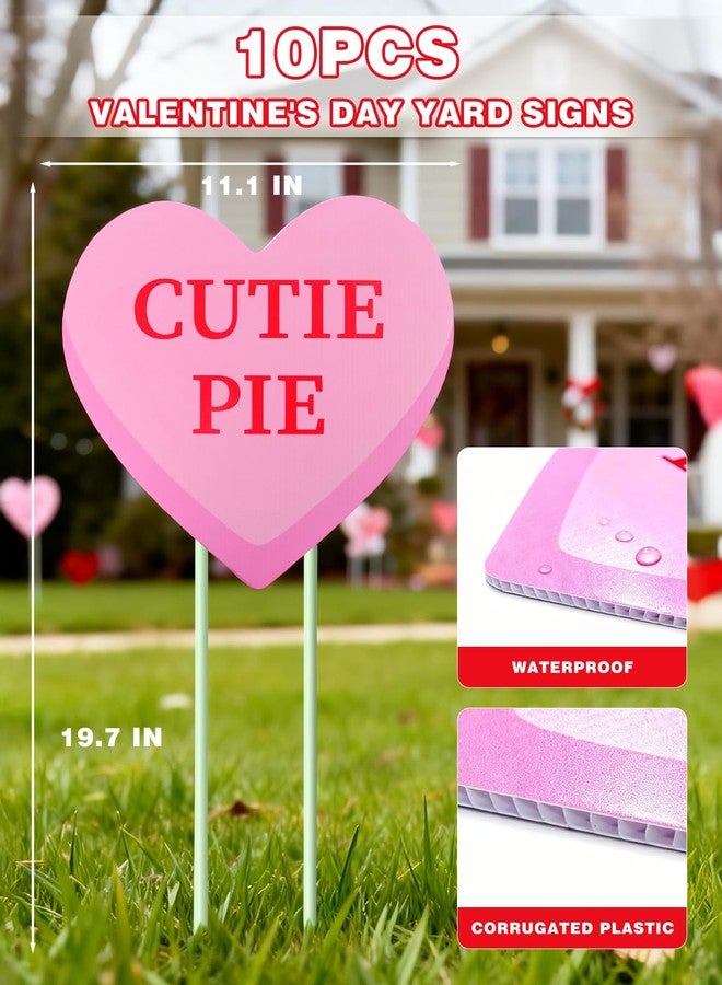 Diltik 10 Pcs Valentine's Day Yard Sign - Image 2
