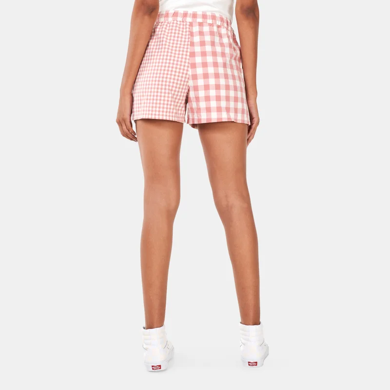VANS Women's Mixed Up Gingham Shorts