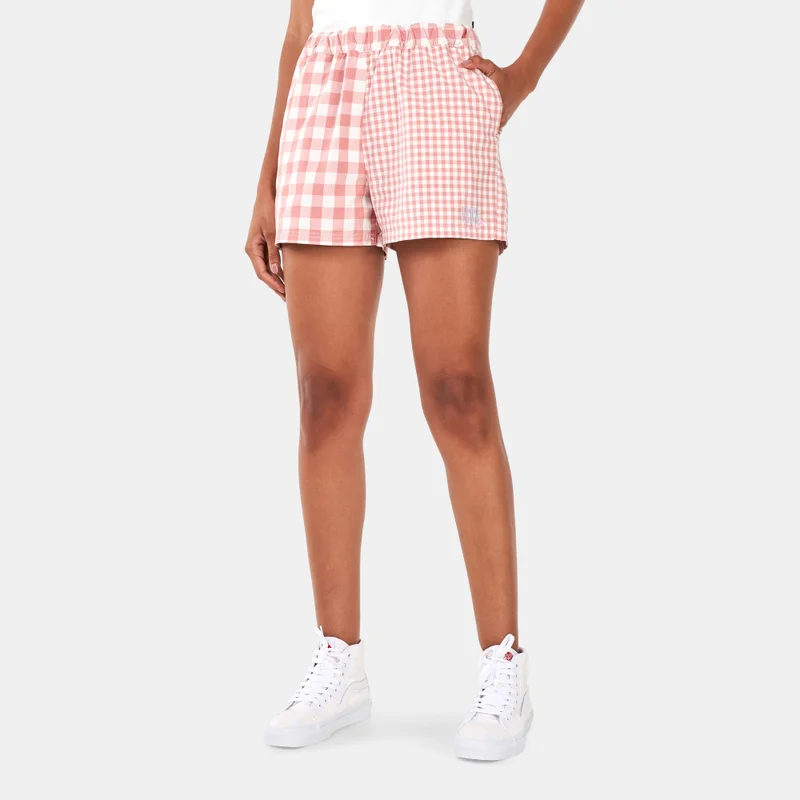 VANS Women's Mixed Up Gingham Shorts