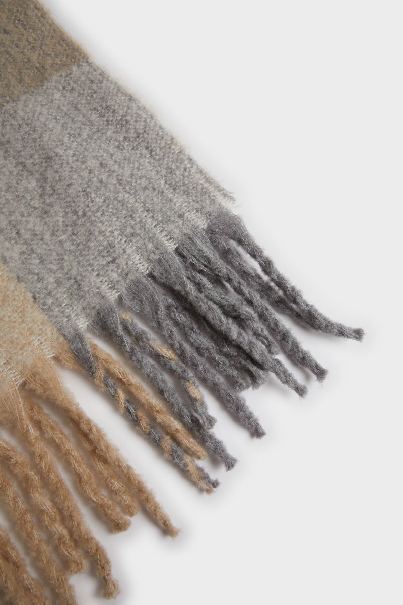 DeFacto Grey Woman Scarf Casual - Image 3