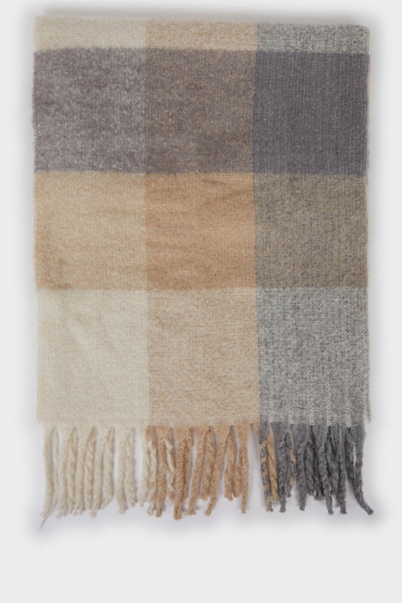 DeFacto Grey Woman Scarf Casual - Image 4
