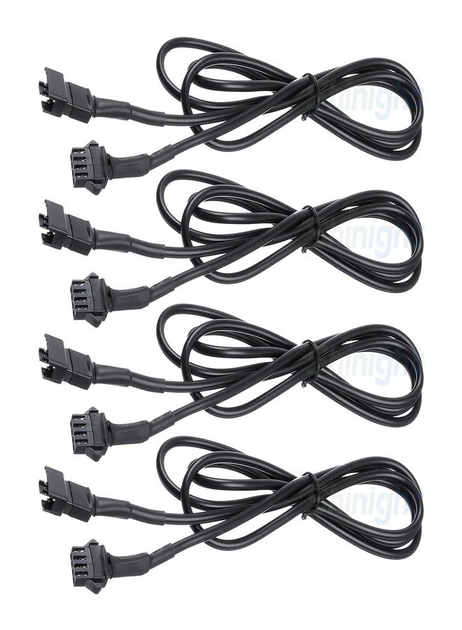 SHINIGHT BT 4 Pcs 100cm Extension Cable Wire Cord Set for Motorcycle LED Glow Light Multi-color Neon Strip - Image 1