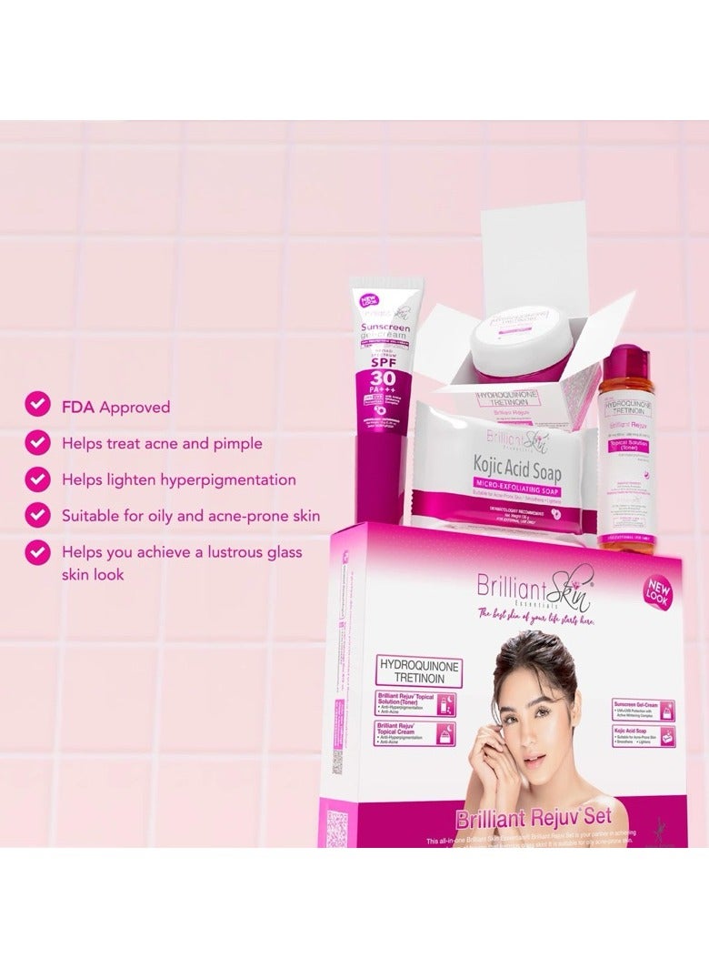 Brilliant Skin Rejuvenating Facial Set with New Formula - Image 2