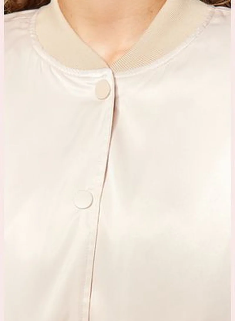 trendyol Stone Oversize Jacket Coat TWOAW24MO00341