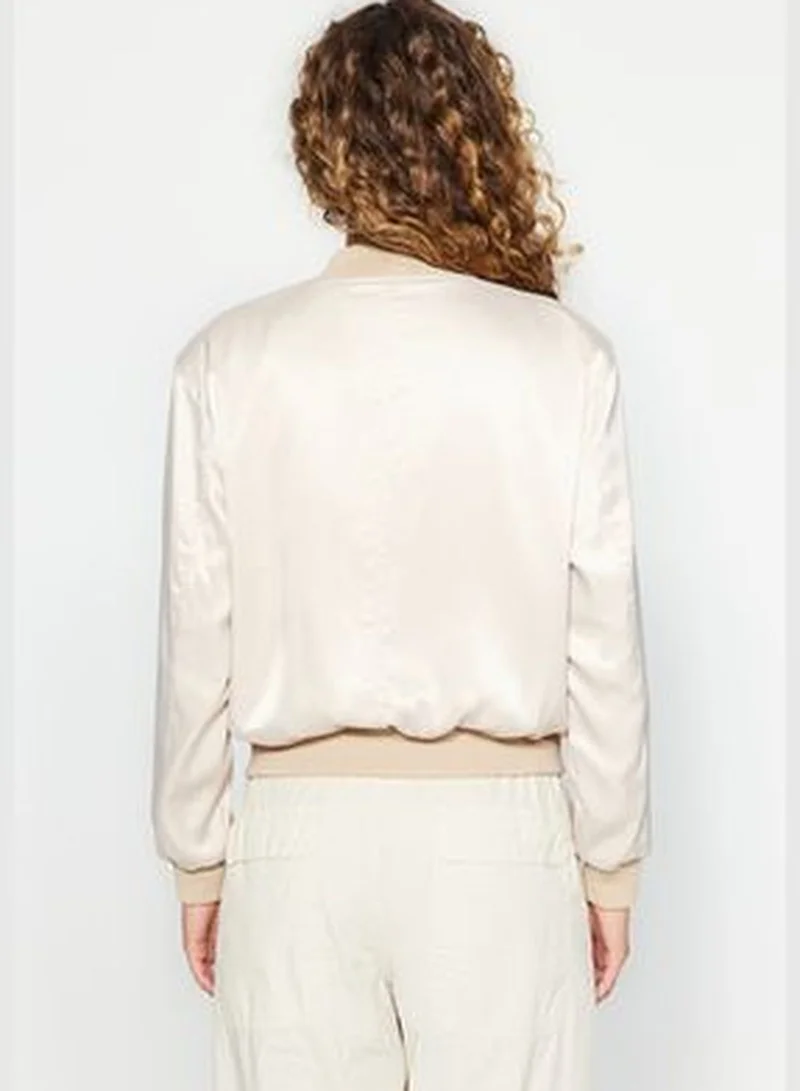 trendyol Stone Oversize Jacket Coat TWOAW24MO00341