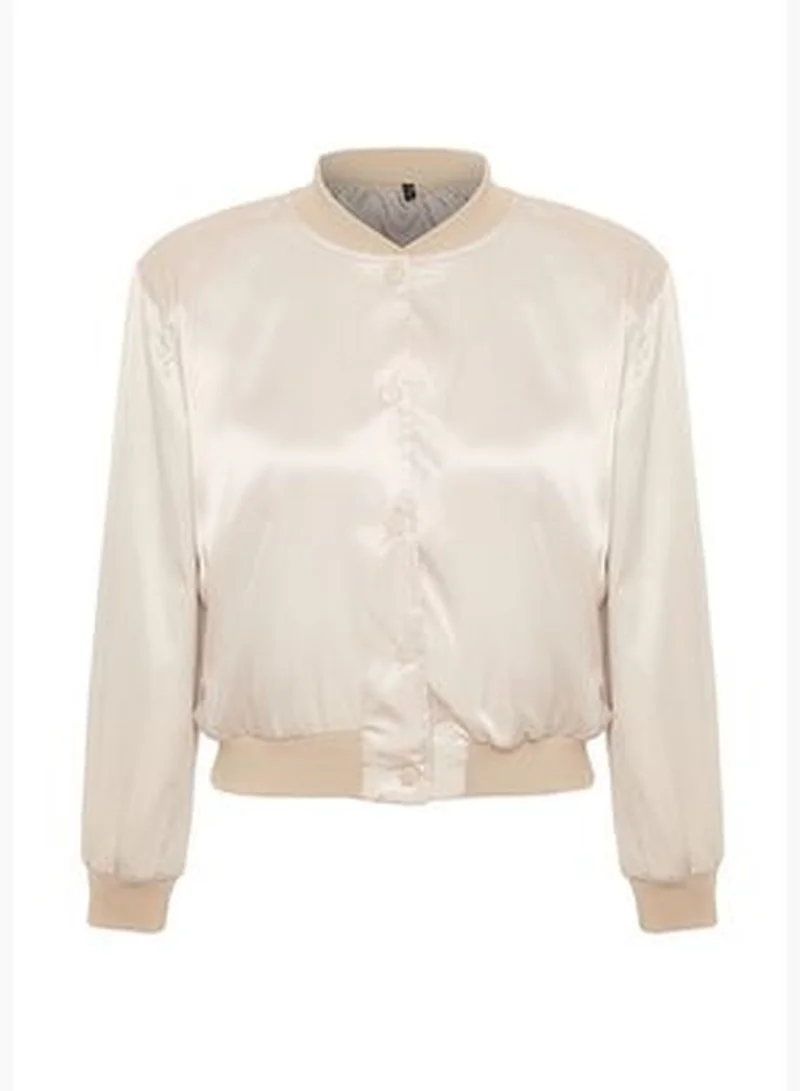 trendyol Stone Oversize Jacket Coat TWOAW24MO00341