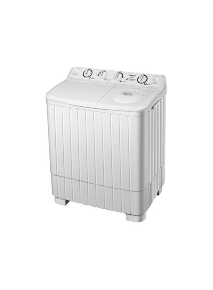 CRAFFT CRAFFT Twin Tub SEMI AUTOMATIC Washing Machine 7 Kg Model CTT1B7W  - Image 2