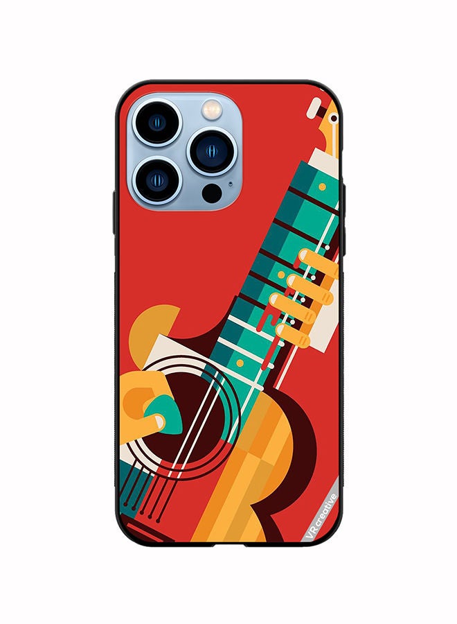VR CREATIVE Protective Case Cover For Apple iPhone 13 Pro Guitar Design Multicolour - Image 1