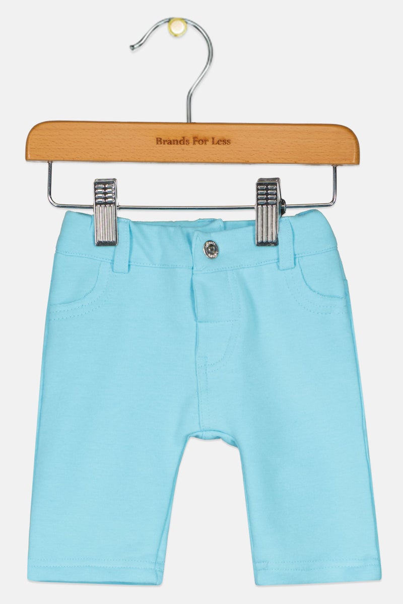 Overkids Toddlers Girl Solid Pants, Turquoise - Image 1