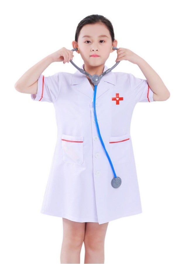 Doctor costume for Kids, Scrubs pants with accessories set  - Image 2
