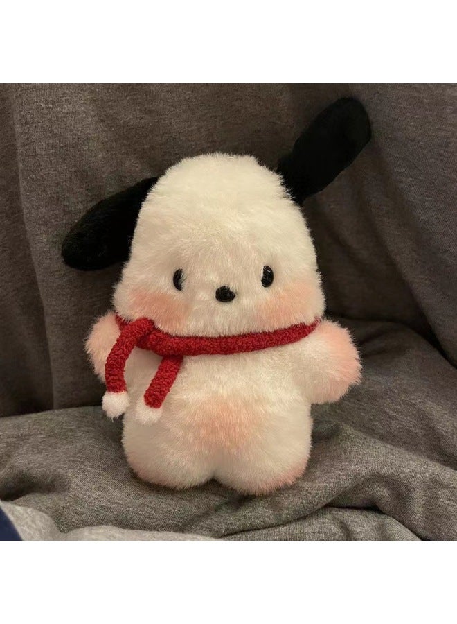 Ins Style Super Cute Pacha Dog Sweater Doll Blush Standing Doll Ultra Adorable Plushie Toy-Color:Skirt Afraid Of The Dog-Height:12cm  - Image 2
