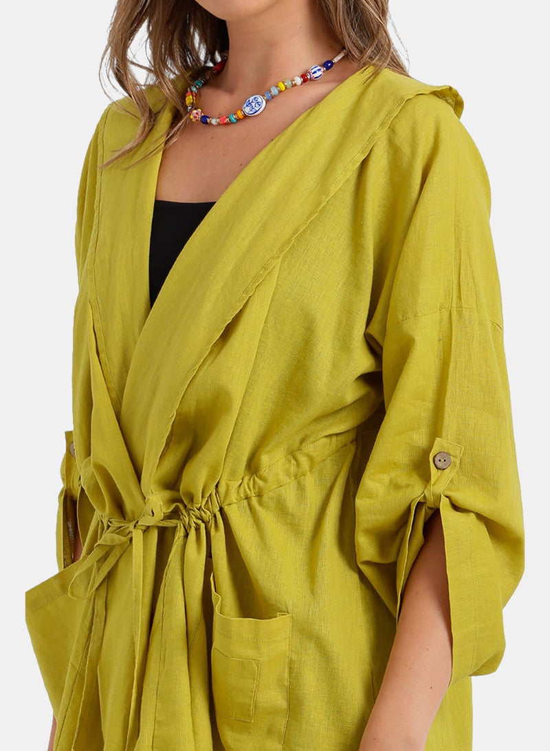 Carina Drawstring Waist Kimono - Image 5