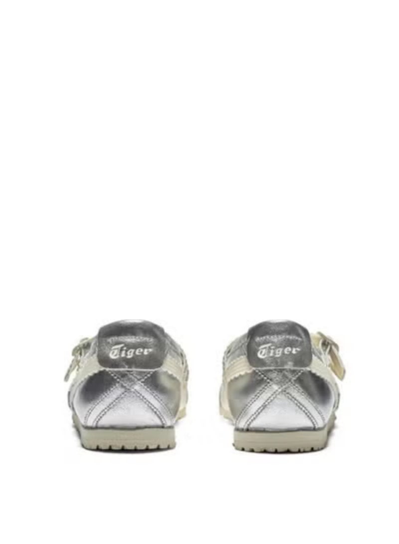 Onitsuka Tiger Mexico 66 TGRS Women’s Ballet Flats - Silver | Comfortable & Stylish Casual Mary Jane Shoes - Image 3