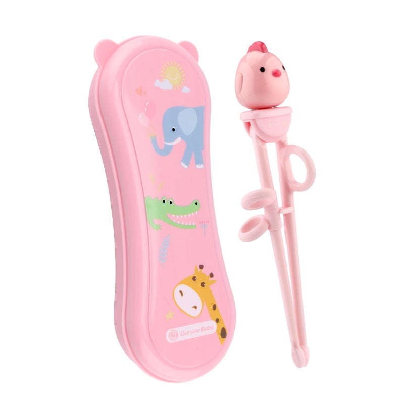 Goryeo Baby Kids Chopsticks Made of High Quality Food Grade Material Great Chopsticks for Kids Includes Sturdy and Practical Portable Box