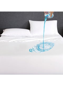 Robust Ultimate Protection Mattress Encasement–Fitted Waterproof Mattress Protector, Soft, Noiseless, Hypoallergenic, Durable With (90x200+30cm) Deep Pocket for a Comfortable Sleep-Single Size
