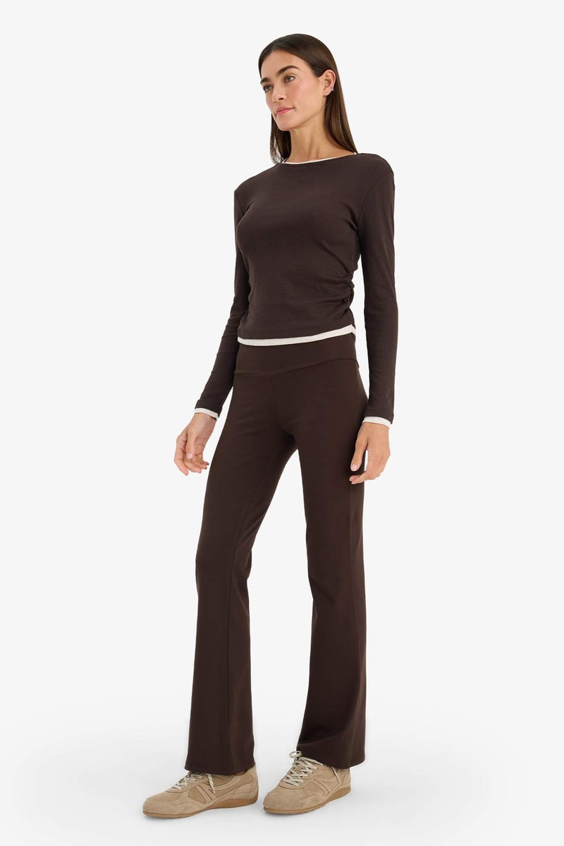 DeFacto Modal Flare Fit Trousers - Image 2