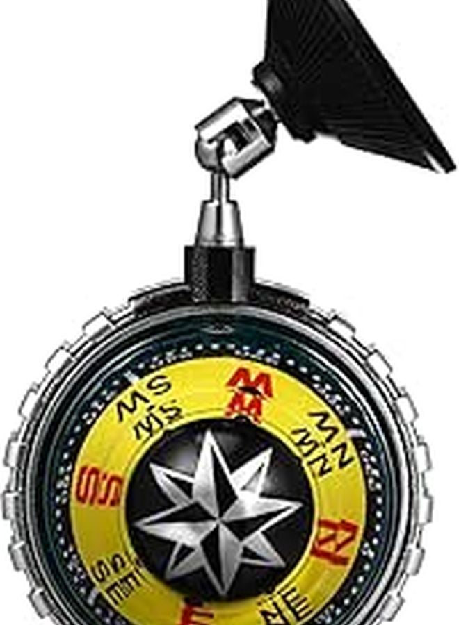 Yellow Marine Compass Ball With Suction Cup For Car Boat Dashboard Navigation Decoration - Image 1