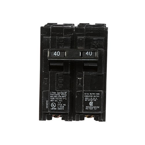 SIEMENS قاطع دائرة مزدوج 40 أمبير نوع QP من سيمنز Q240 باللون الأسود - Image 3