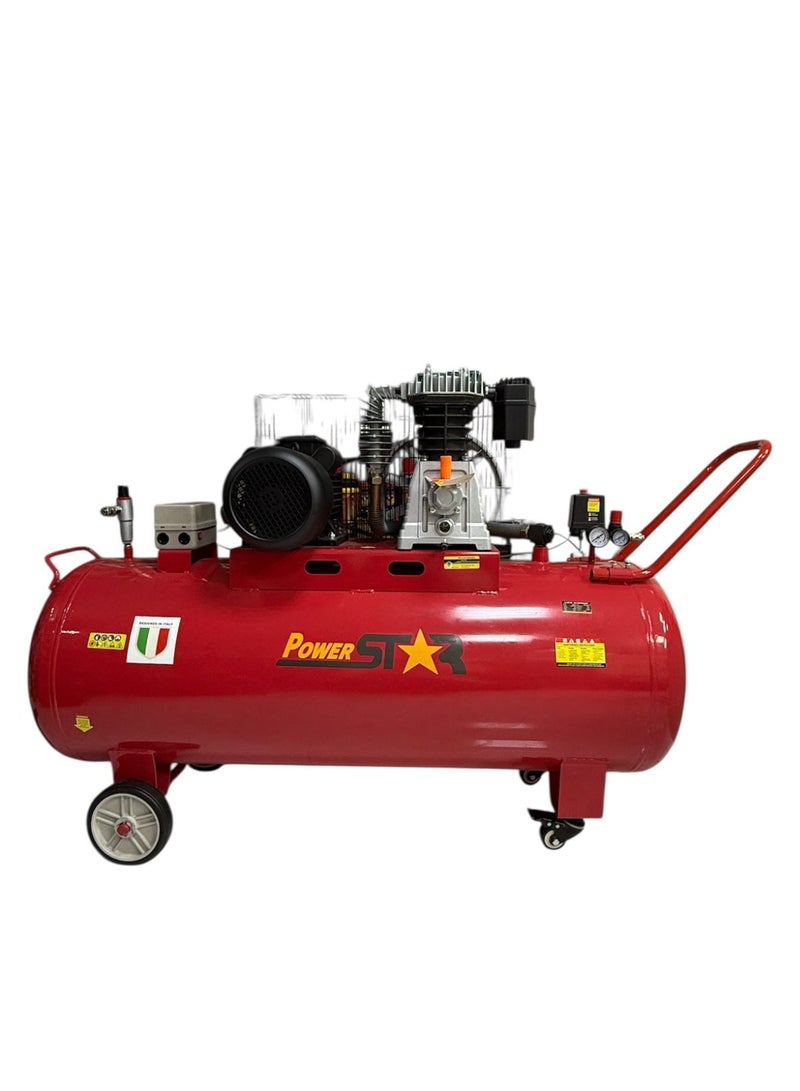 ضاغط هواء POWER STAR ARI، 50 لتر، 2.0 حصان، يعمل بالسير، موديل PS-50SB - Image 2