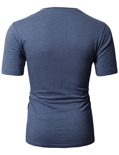 H2H red Short Sleeve DARKBLUE US L/Asia XL (CMTTS0197) - Image 4