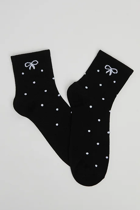 R&b 3 Pack Patterned Crew Socks