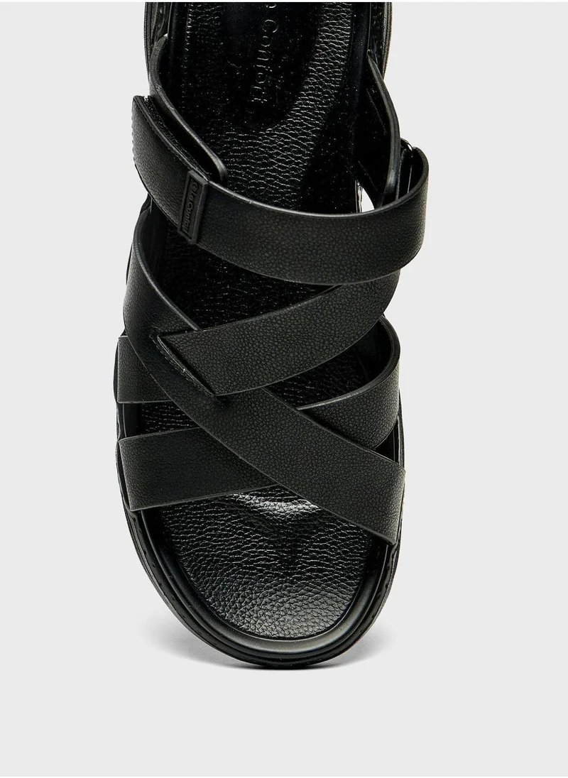 Le Confort Casual Cross Strap Sandals
