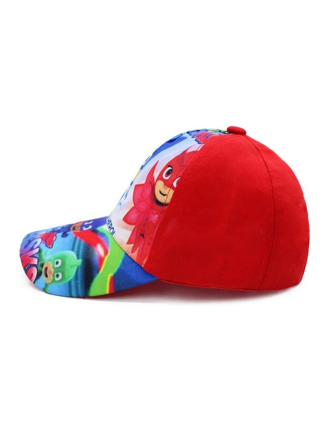 Vritraz Printed Cartoon Character Little Baseball Cap For Kids, Baby, Girls & Boys 3-12 Year (Red) - Image 4