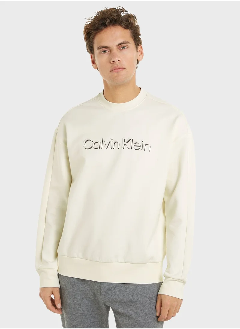 CALVIN KLEIN Embossed Logo Sweatshirt