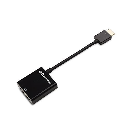 Cable Matters Unidirectional HDMI to VGA Adapter, VGA to HDMI Converter, Black - Image 2
