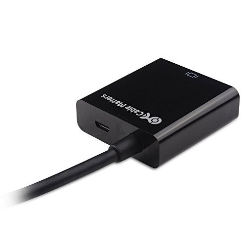 Cable Matters Unidirectional HDMI to VGA Adapter, VGA to HDMI Converter, Black - Image 5